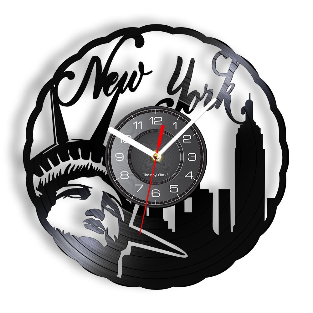 Interior Design York - New York Skyline Vintage Vinyl Record
