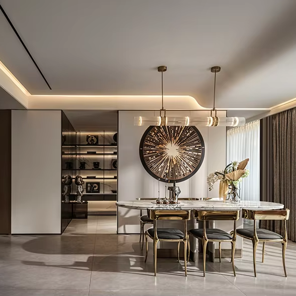 Interior Design And Construction - Sanhai Light Style Interior Design Villa