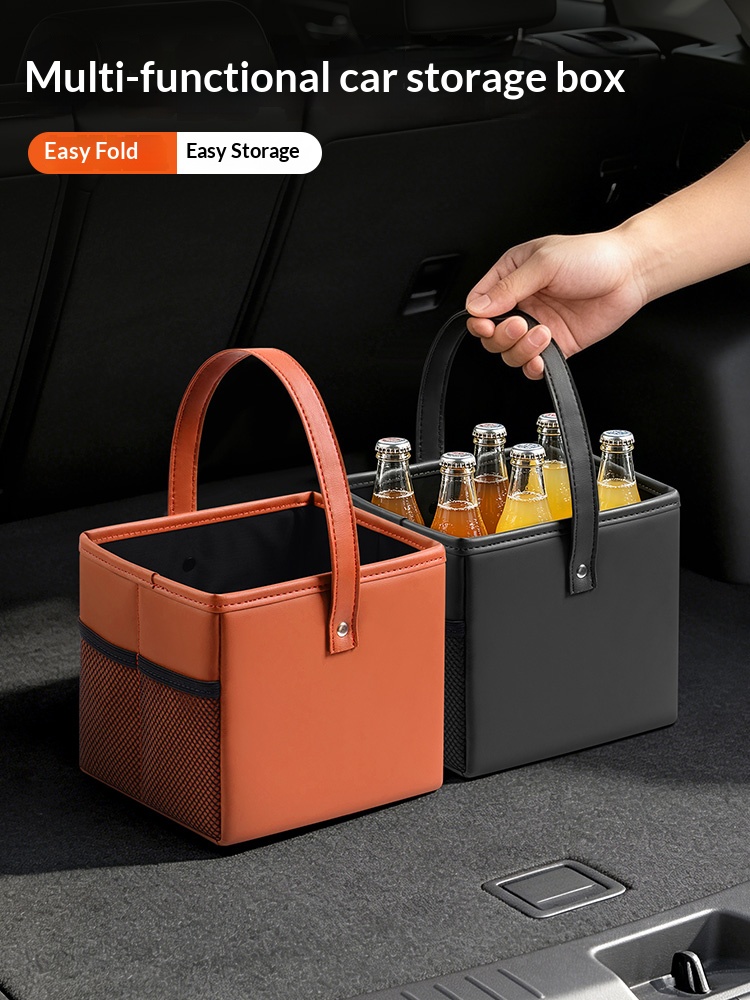 Car Trash Can Car Trunk Storag - Interior Design Logo review and price