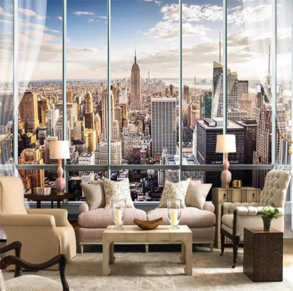 New York Sunrise 3D Window Cit - Interior Design York review and price