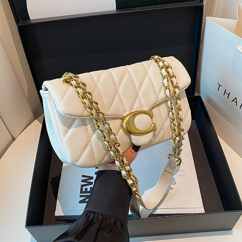 Women Quilted Leather Shoulder - Interior Design Logo review and price