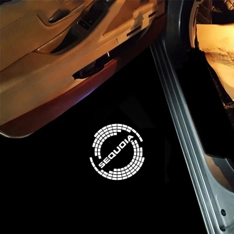 2Pcs HD Car Door Welcome Light - Interior Design Logo review and price