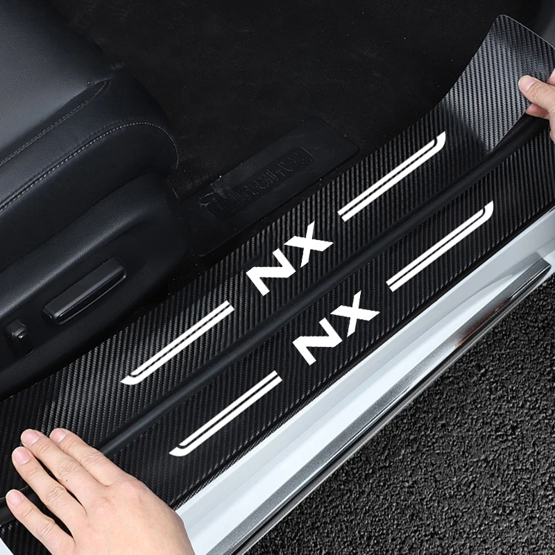 Carbon Fiber Car Door Sill Scu - Interior Design Logo review and price