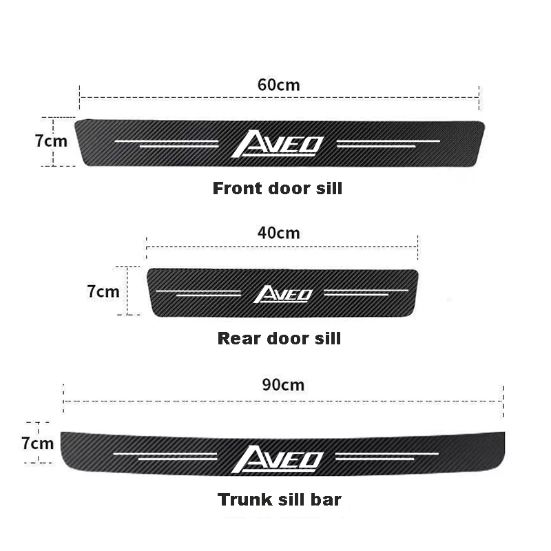 Carbon Fiber Car Door Threshol - Interior Design Logo review and price