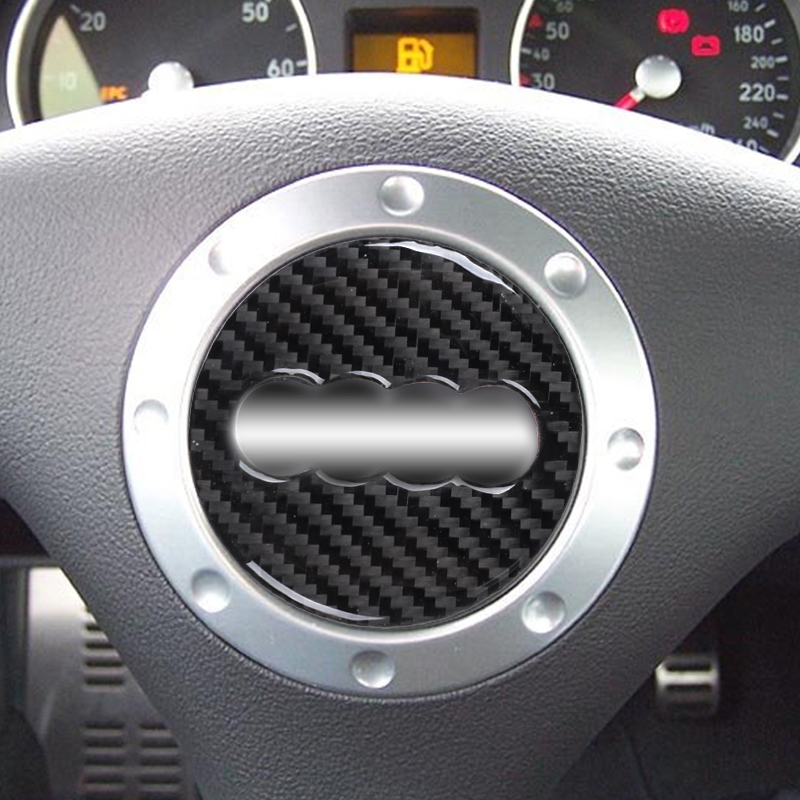 Car Carbon Fiber Steering Whee - Interior Design Logo review and price